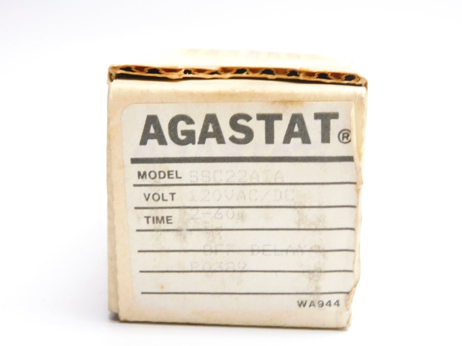 AGASTAT SSC22AIA 120VAC/DC 2-60MIN. NSMP