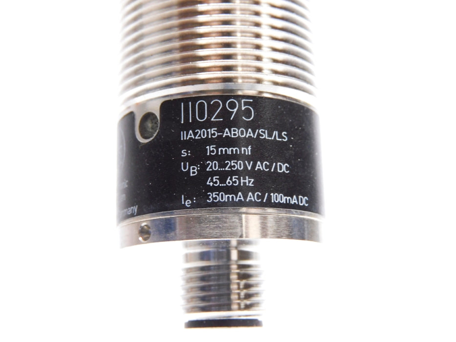 IFM EFECTOR IIA2015-ABOA/SL/LS-100AK II0295 20-250VAC/DC NSMP