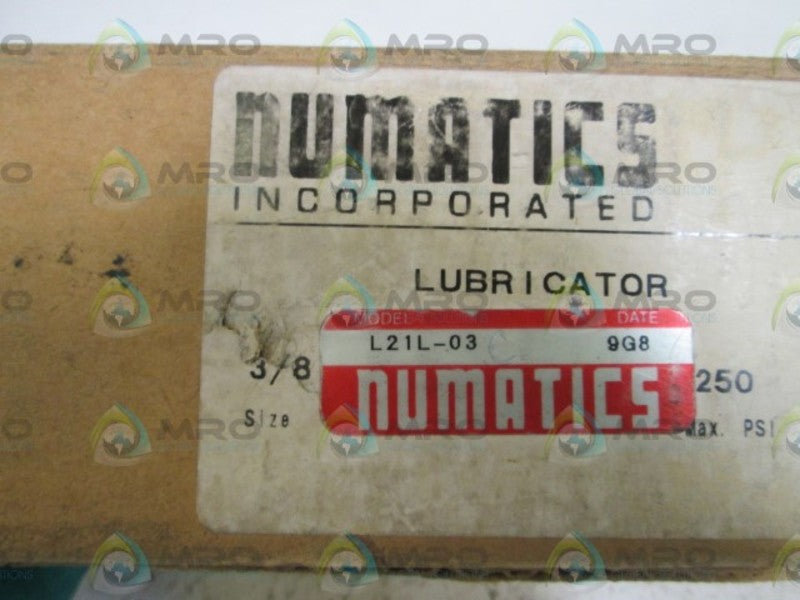 NUMATICS LUBRICATOR L21L-03C *NEW IN BOX*