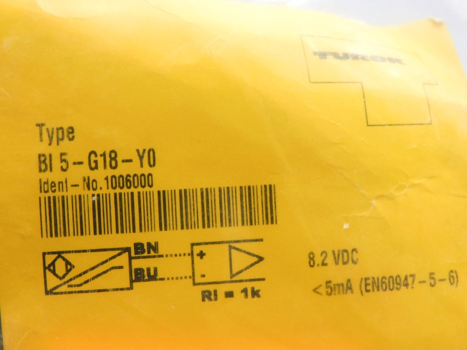 TURCK BI5-G18-Y0 1006000 NSNP