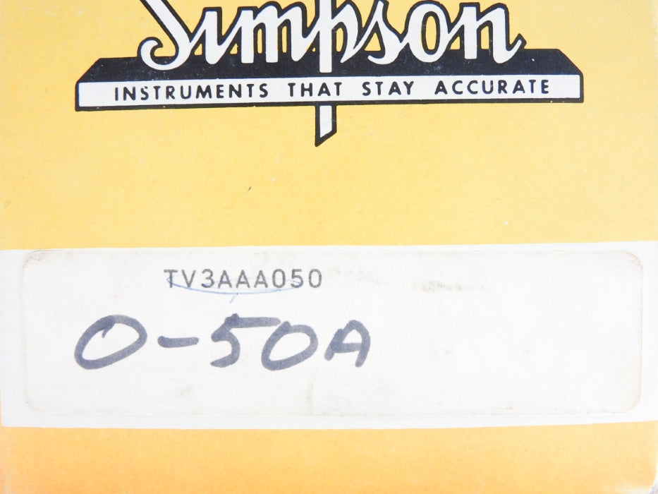 SIMPSON TV3AAA050 0-50ACA NSMP