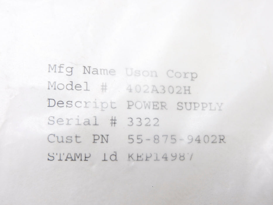USON 402A302H REMAN