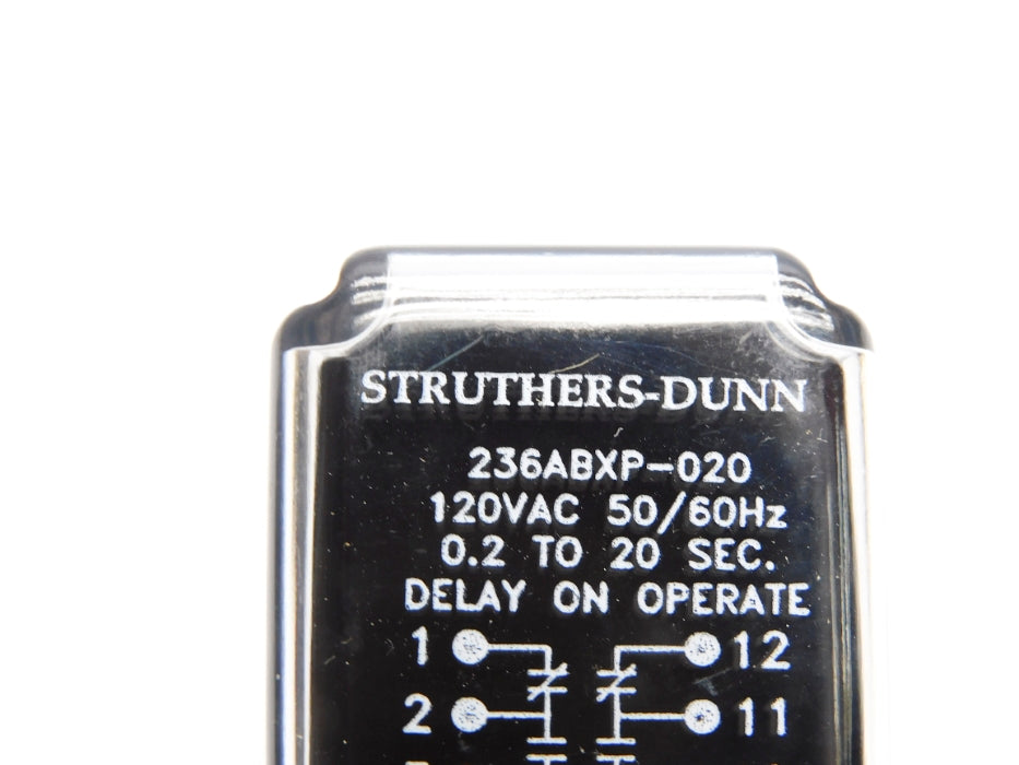 STRUTHERS-DUNN 236ABXP-020 120VAC 0.2-20SEC. UNMP