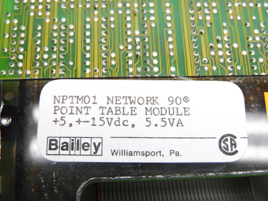 BAILEY NPTM01 UNMP