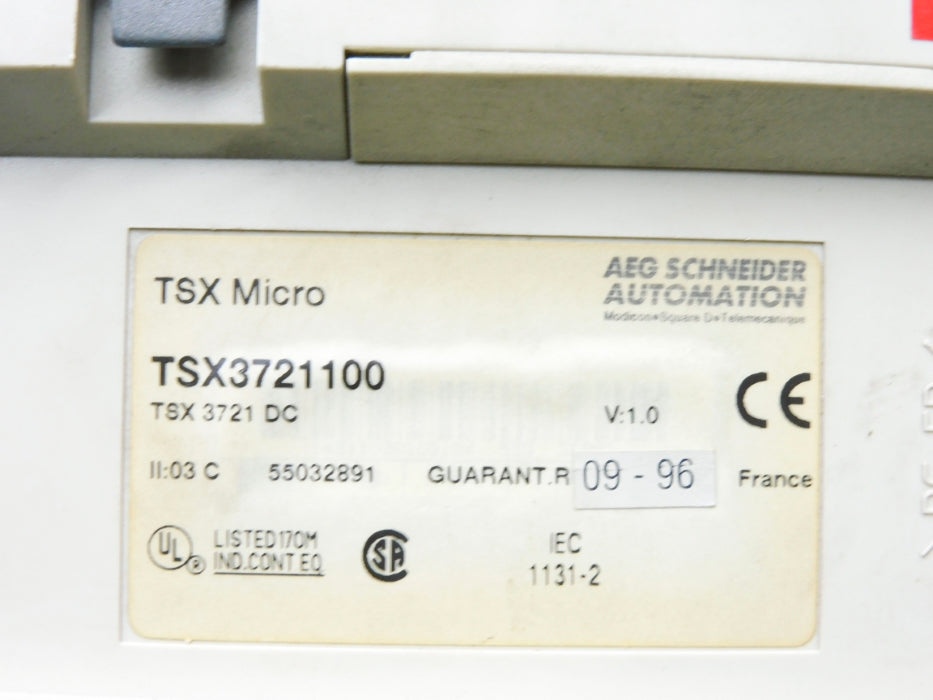 TELEMECANIQUE SCHNEIDER TSX3721100 UNMP