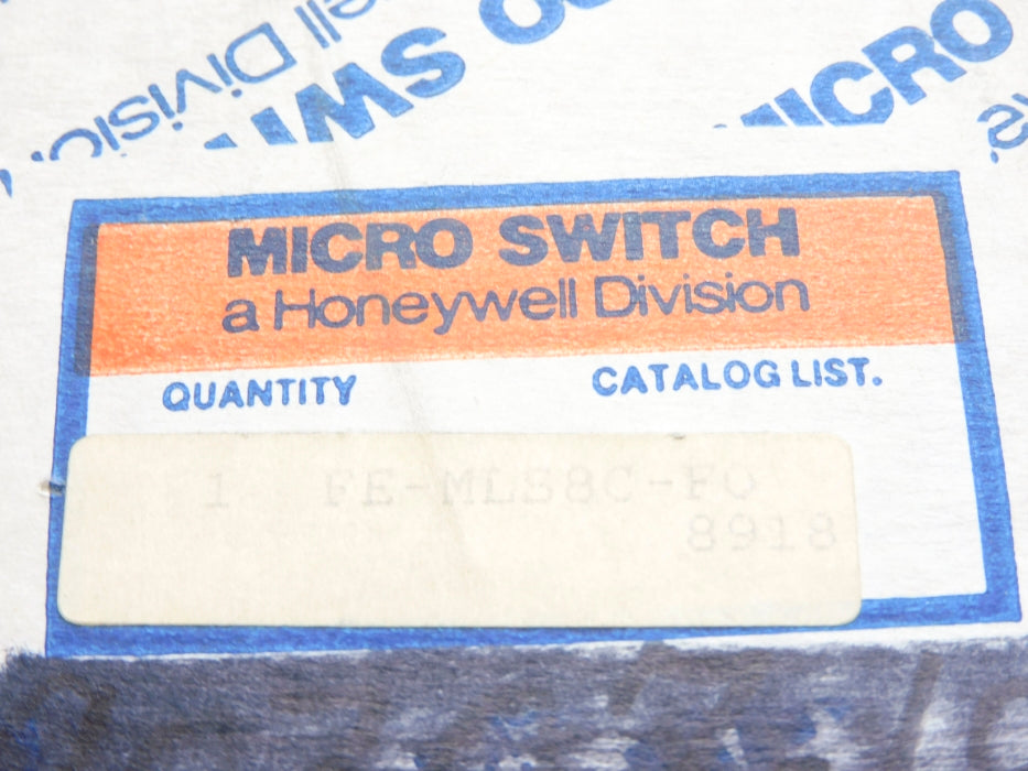 MICRO SWITCH FE-MLS8C-FO NSMP