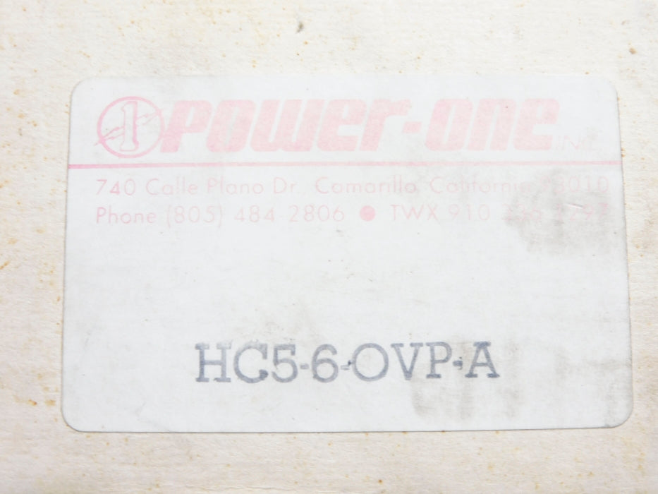 POWER-ONE HC5-6-OVP-A NSMP
