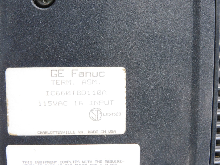 FANUC IC660EBD110C UNMP