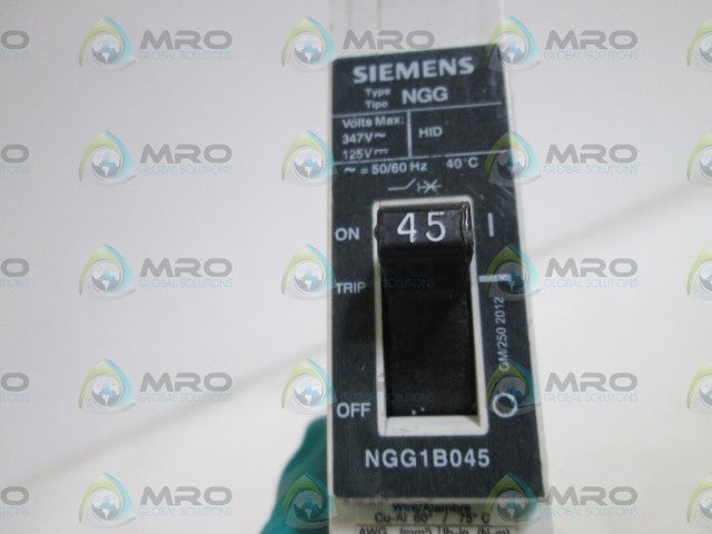SIEMENS CIRCUIT BREAKER 45A NGG1B045 *NEW NO BOX*