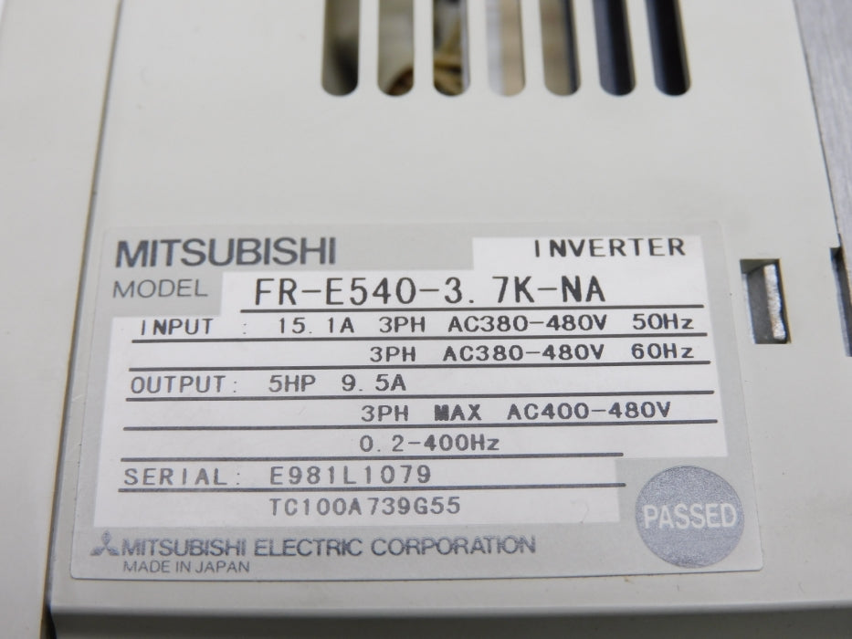 MITSUBISHI FR-E540-3.7K-NA NSMP