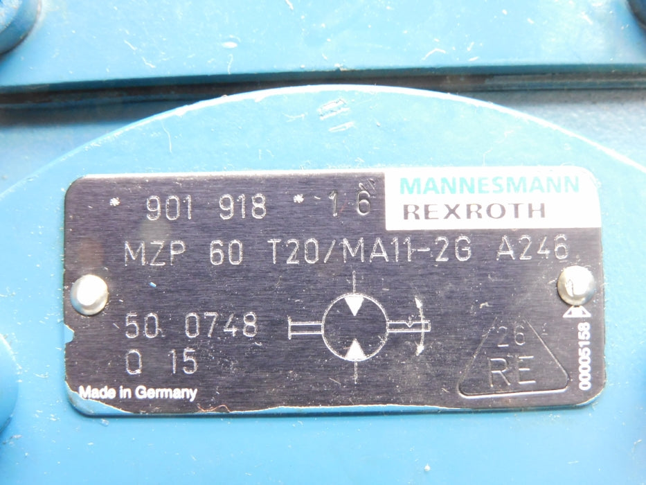 REXROTH MZP60T20/MA11-2GA246 90191816 NSNP