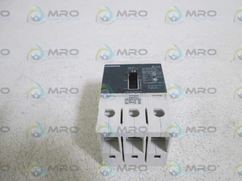 SIEMENS CIRCUIT BREAKER 15A HGB3B015 *NEW NO BOX*