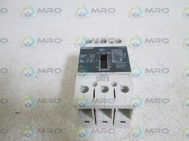 SIEMENS CIRCUIT BREAKER 40A NGG3B040 *NEW NO BOX*