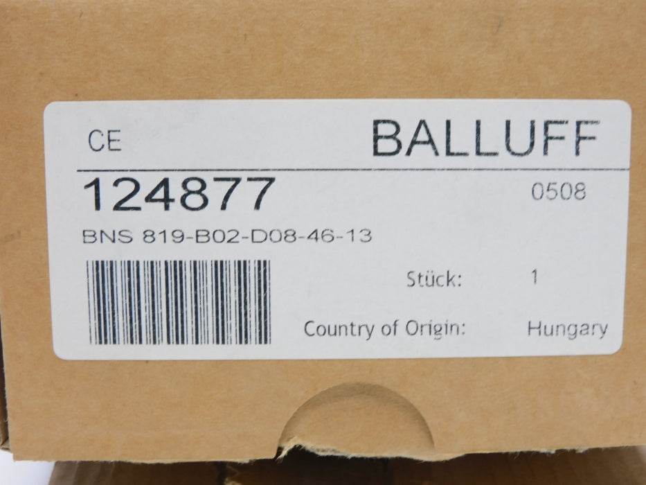 BALLUFF BNS819-B02-D08-46-13 124877 NSMP