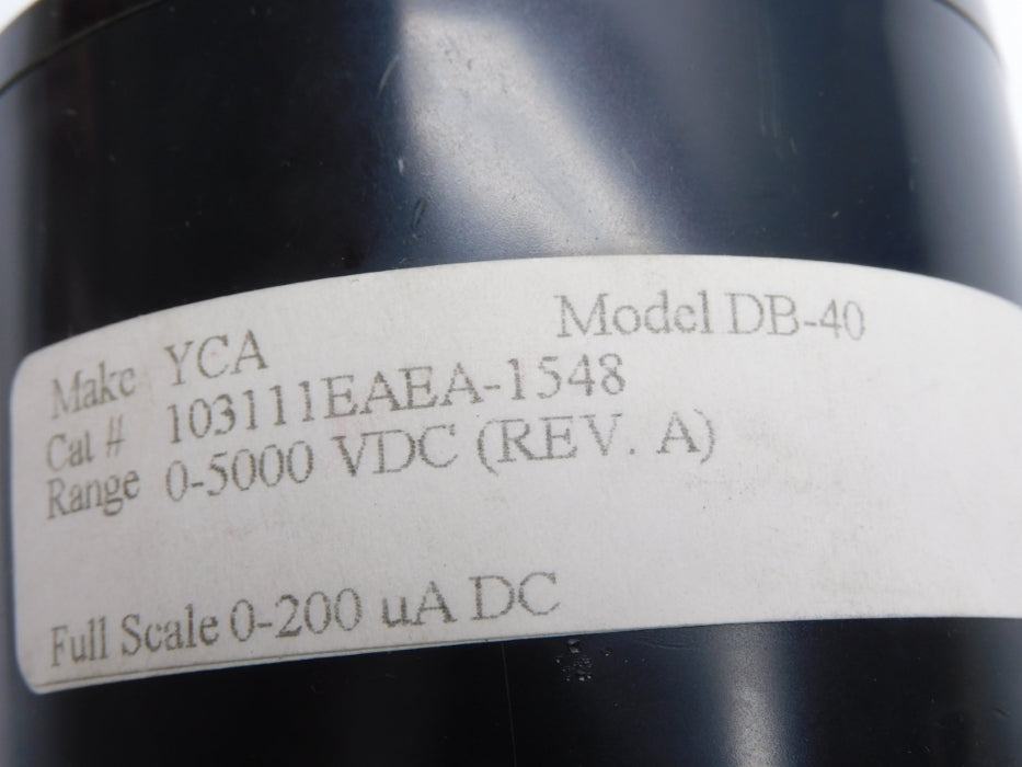 YCA 103111EAEA-1548 DB-40 0-5000VDC NSNP