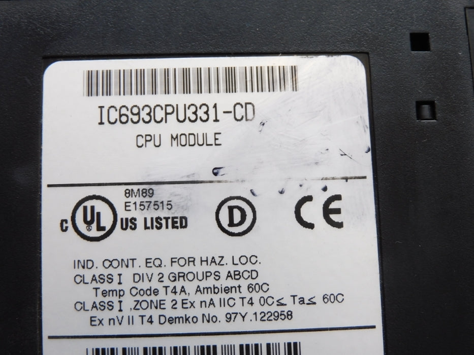 FANUC IC693CPU331-CD UNMP