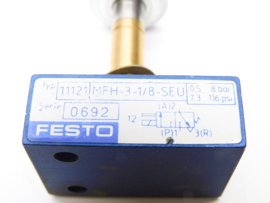 FESTO MFH-3-1/8-SEU 11121 116PSI NSNP