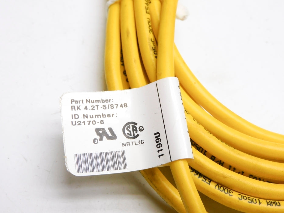 TURCK RK4.2T-5/S748 U2170-6 NSNP