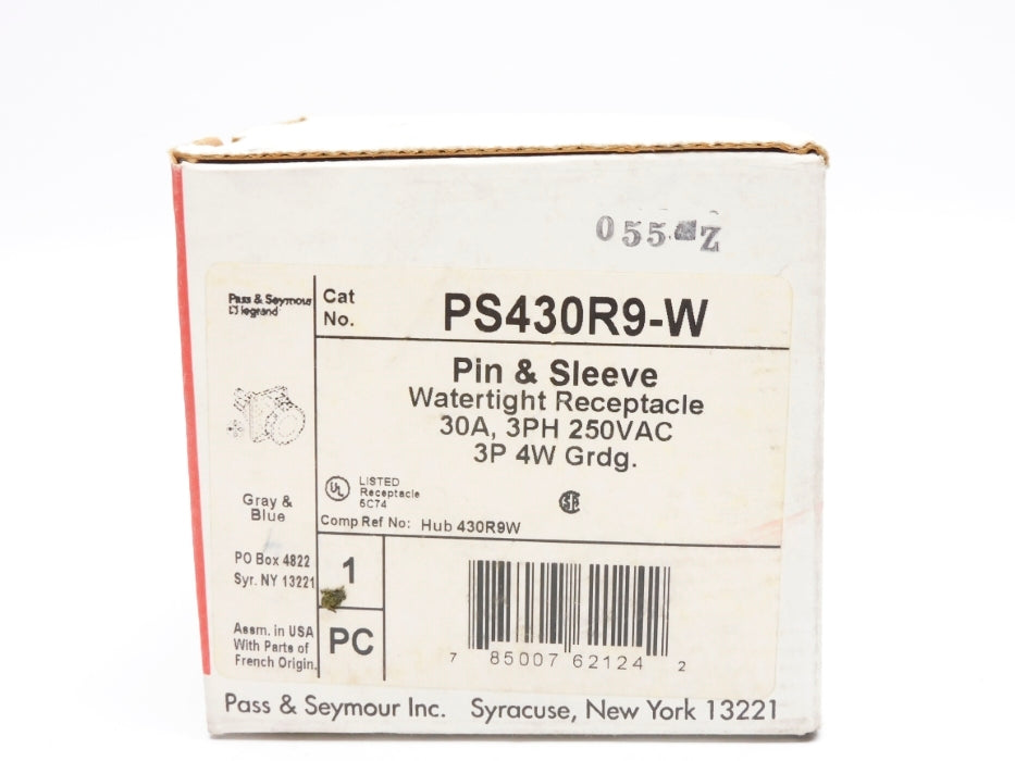 PASS&SEYMOUR PS430R9-W 250VAC 30A NSMP