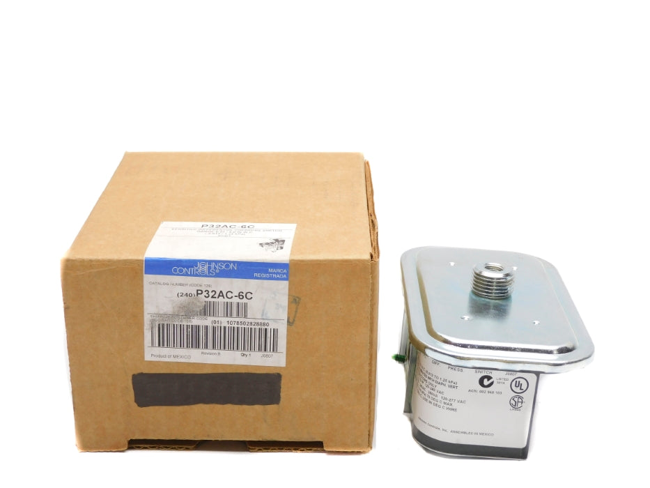 JOHNSON CONTROLS P32AC-6C 0.05/5.0"W.C. NSMP