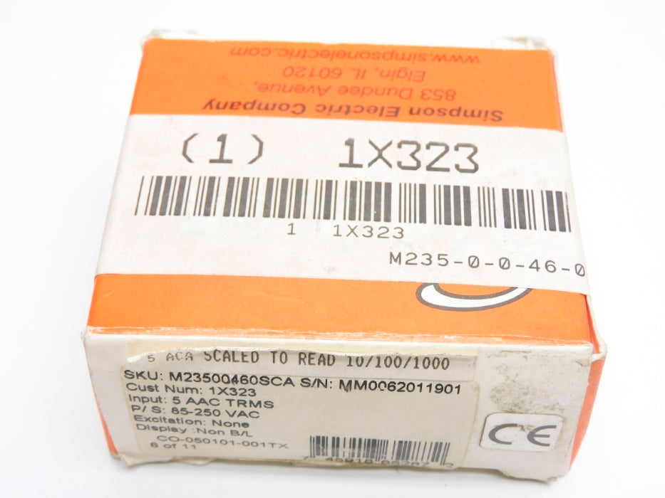 SIMPSON M23500460SCA 1X323 5AAC NSMP