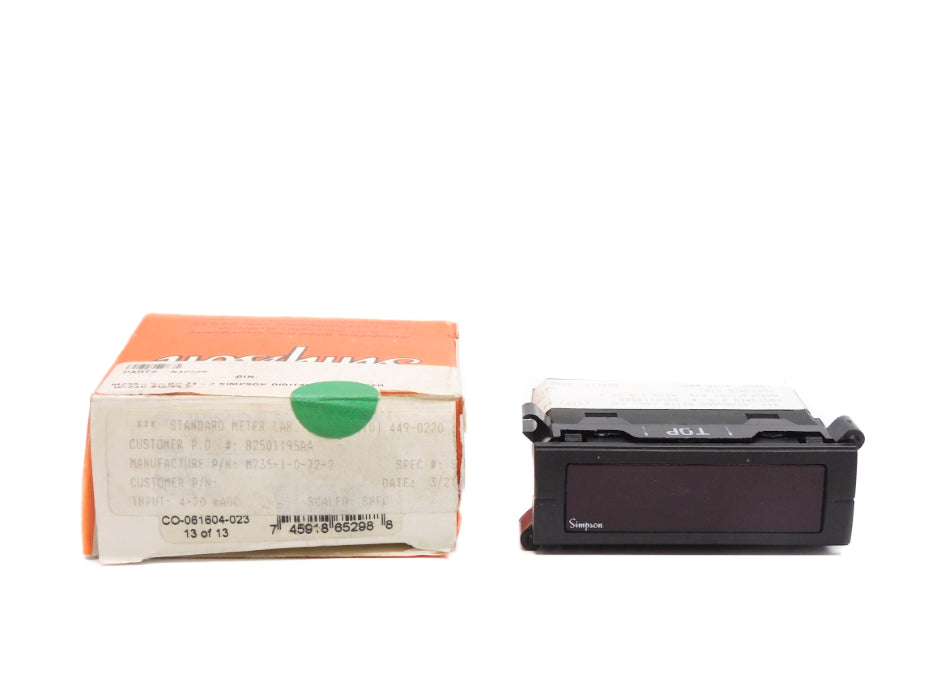 SIMPSON M235-1-0-72-2 4-20MADC NSMP