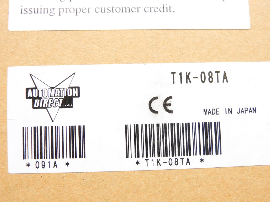 AUTOMATION DIRECT T1K-08TA NSFS