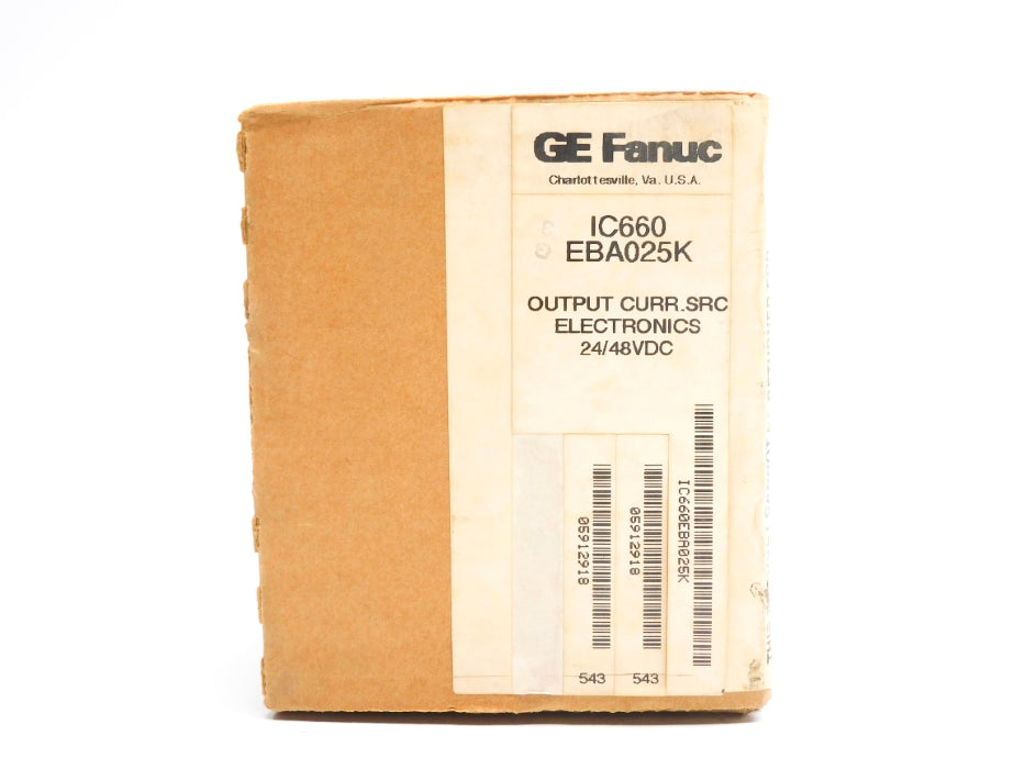 FANUC IC660EBA025K 48VDC NSFS