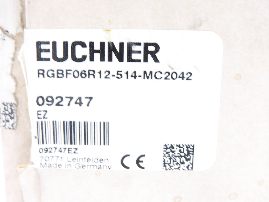 EUCHNER RGBF06R12-514-MC2042 092747 NSMP