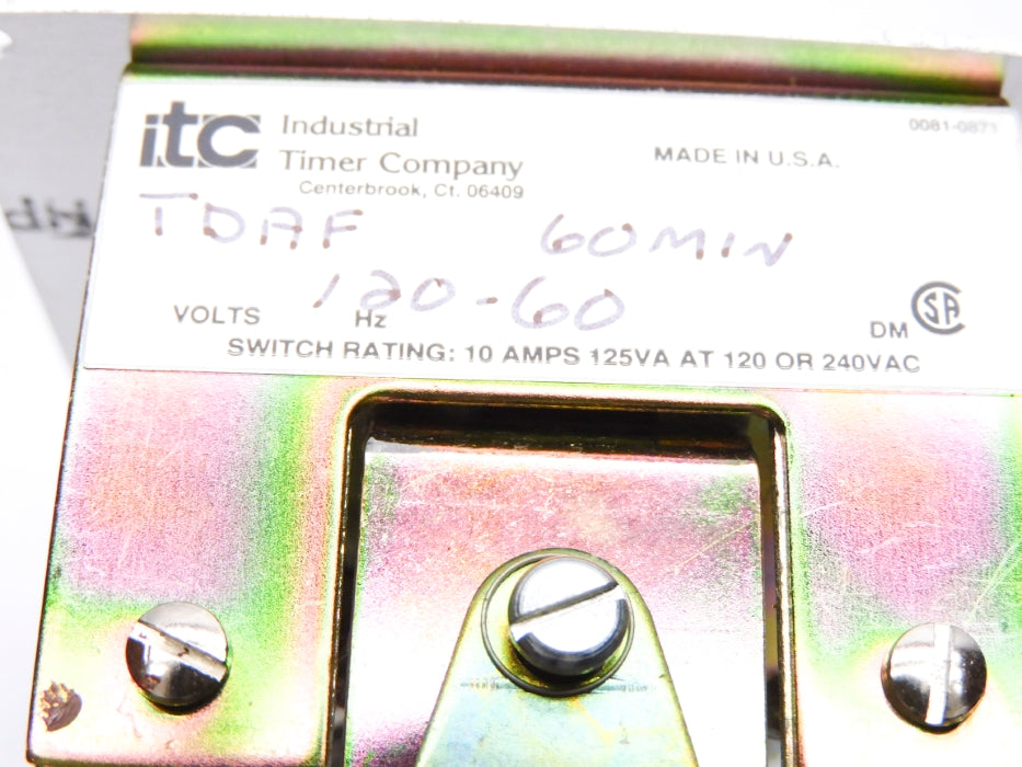 ITC TDAF-60-MIN 120/240V 10A NSMP