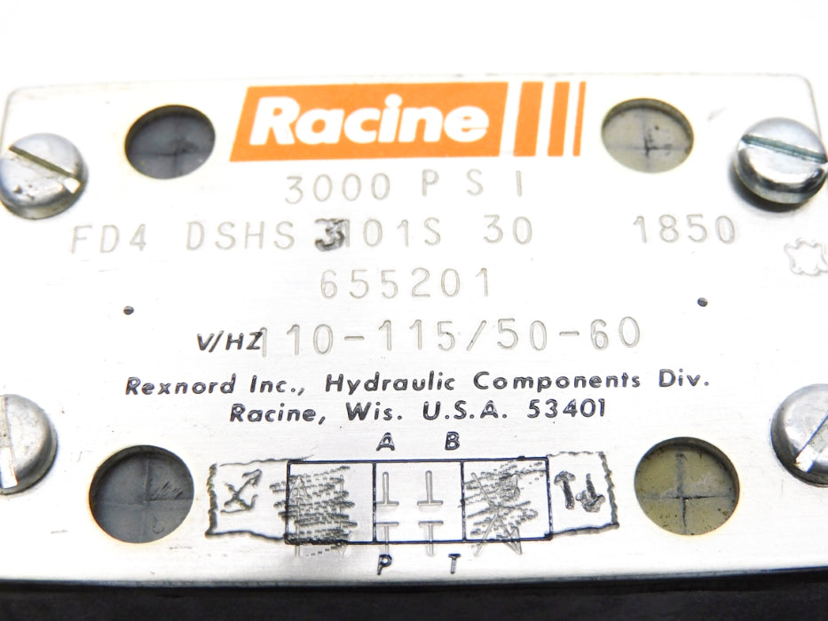 RACINE FD4DSHS3101S30 110-115/50-60 3000PSI NSNP