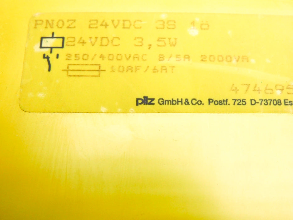 PILZ PNOZ24VDC3S1O 24VDC NSNP