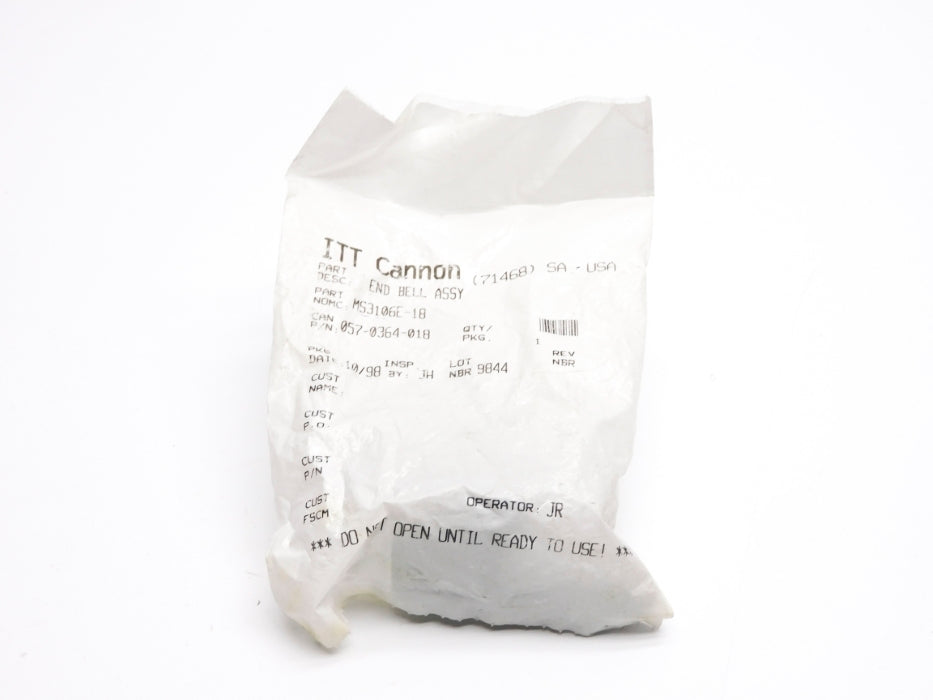 ITT CANNON MS3106E-18 057-0364-018 NSMP