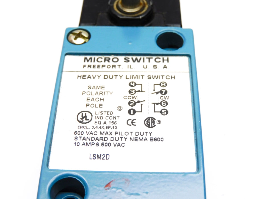 MICRO SWITCH LSM2D UNMP