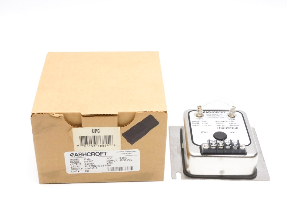 ASHCROFT XLDP XL3MB242STP5IW 0.5"WC NSMP