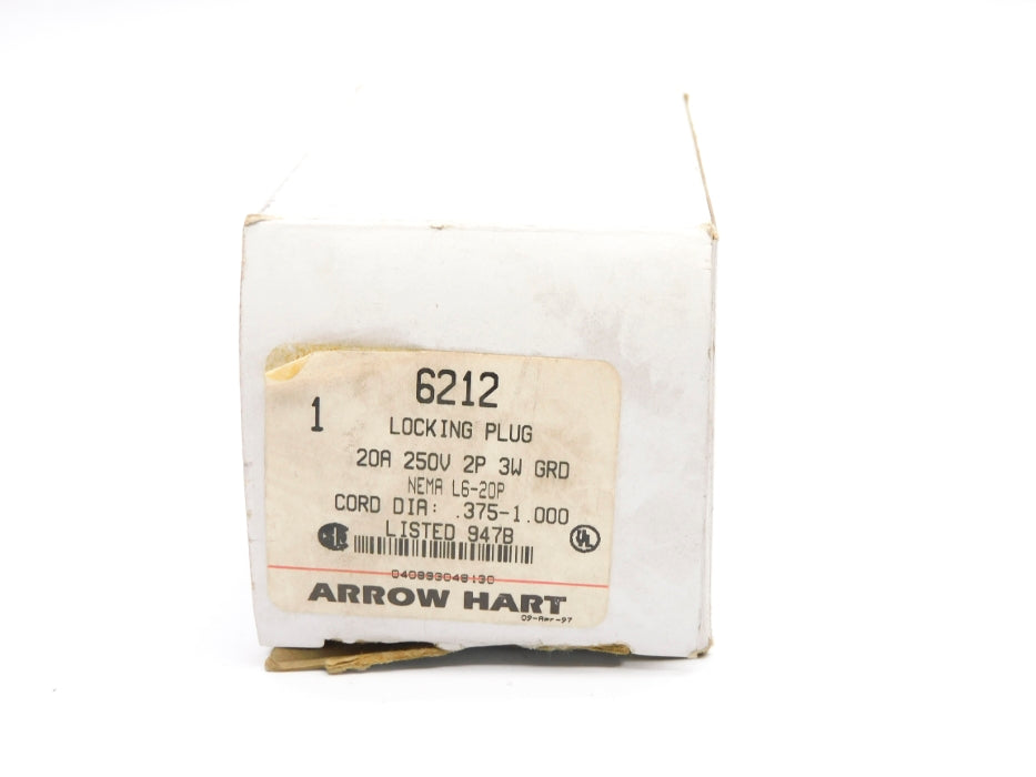 ARROW HART 6212 250V 20A NSMP
