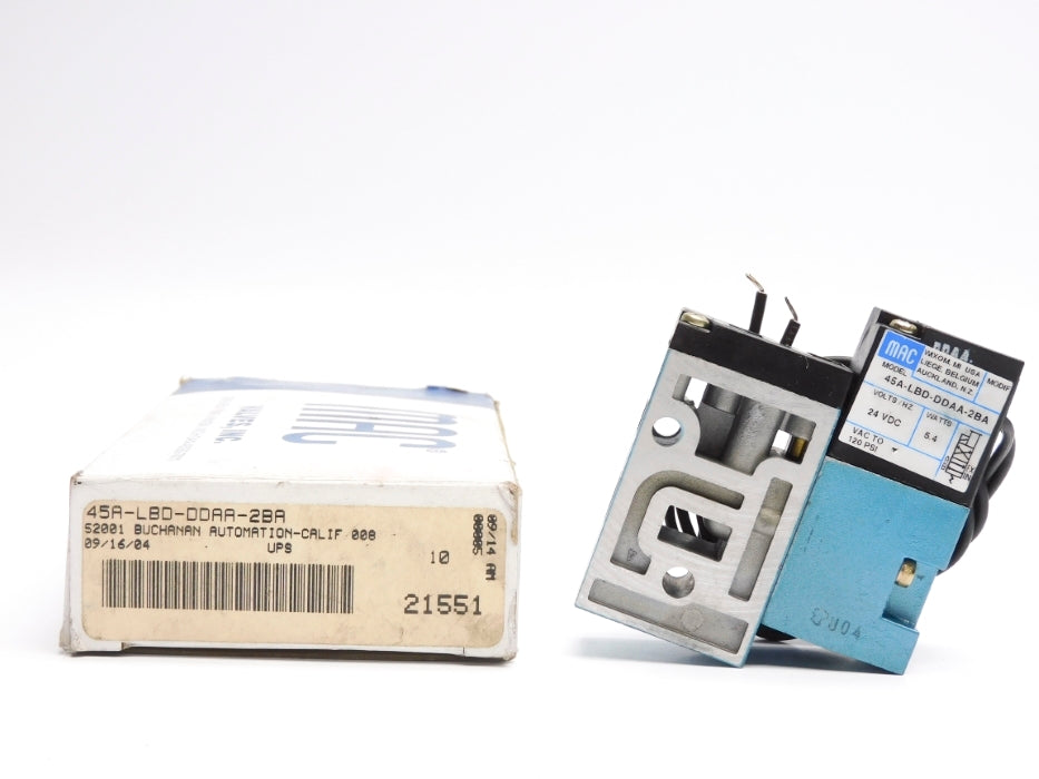 MAC 45A-LBD-DDAA-2BA 24VDC 120PSI NSMP