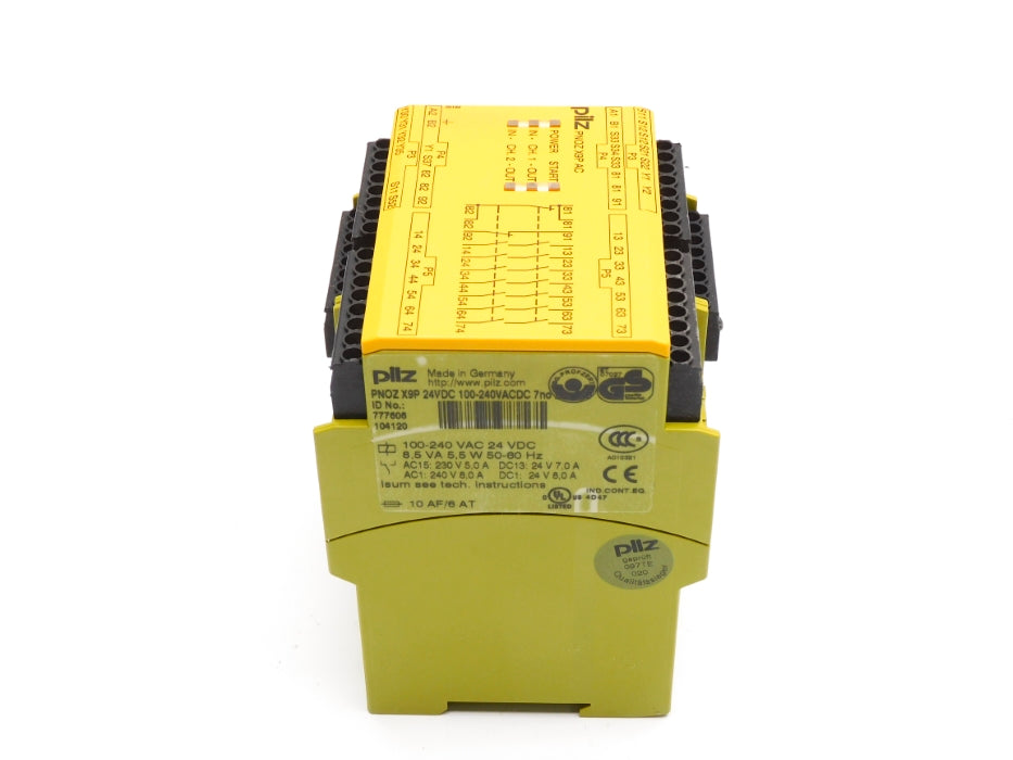 PILZ PNOZX9P24VDC100-240VACDC7NO2NC2SO 777606 24VDC NSMP