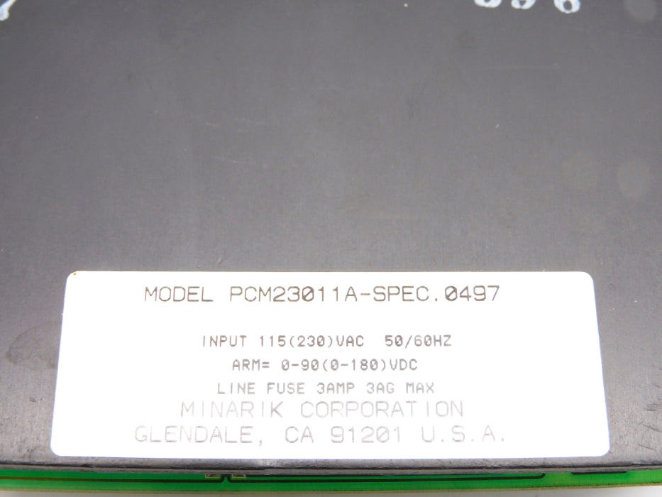 MINARIK PCM23011A-SPEC.0497 115/230VAC 0-180VDC UNMP