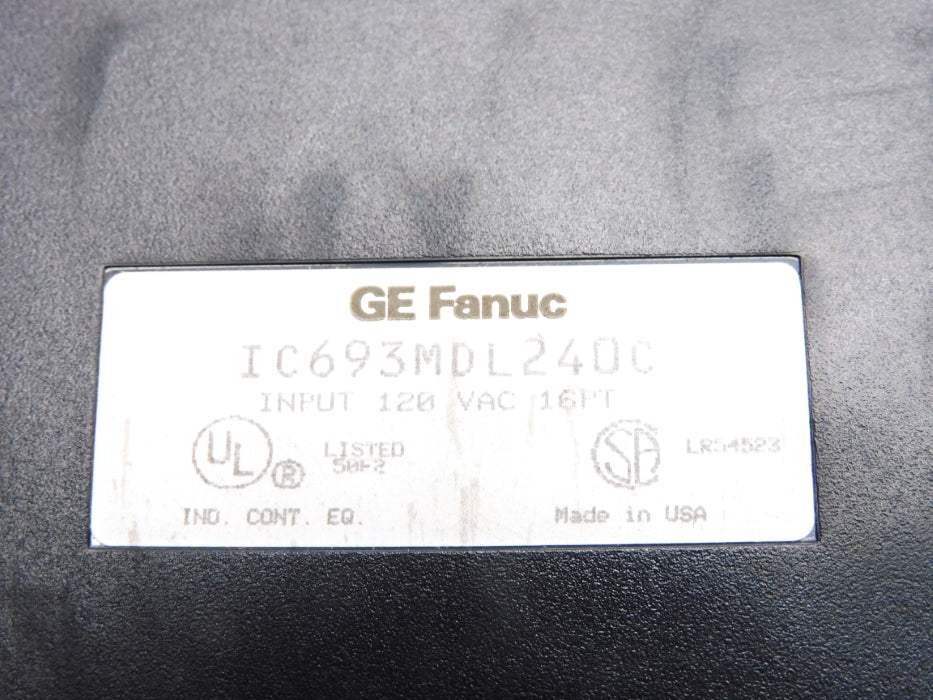 FANUC IC693MDL240C 120VAC (NO DOOR) UNMP