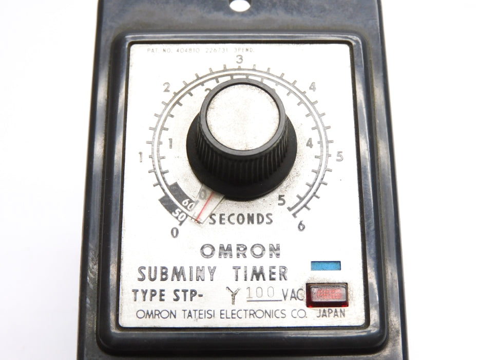 OMRON STP-Y 100VAC 0-6SEC. UNMP