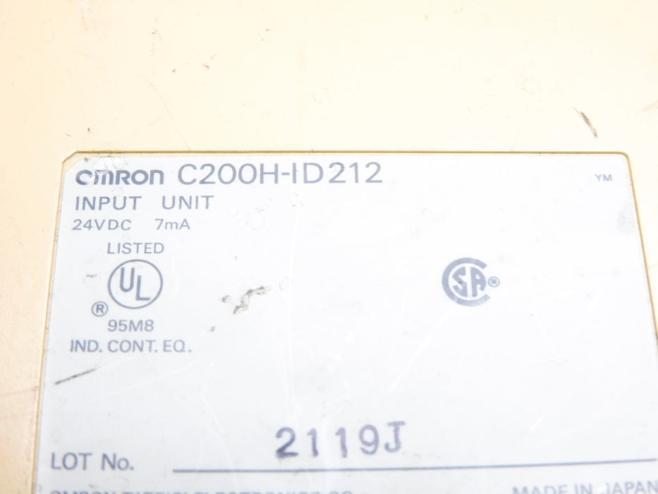 OMRON C200H-ID212 UNMP