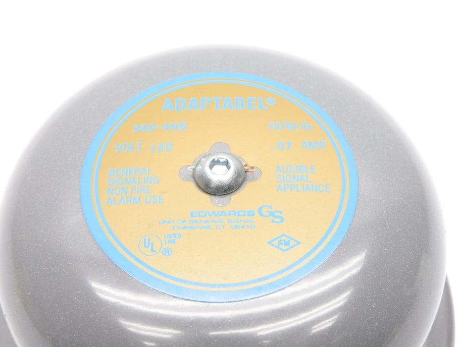 EDWARDS SIGNALING 340-4N5 120V 0.07A 4" NSMP