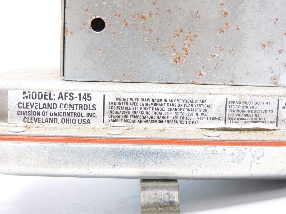 CLEVELAND CONTROLS AFS-145 UNMP