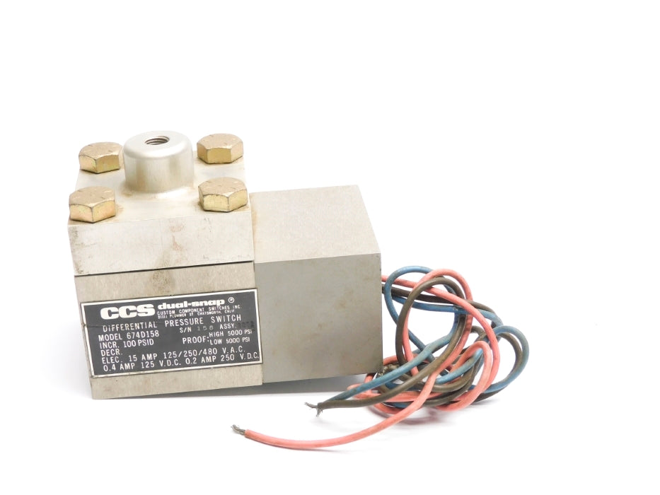 CCS 674D158 100PSID UNMP