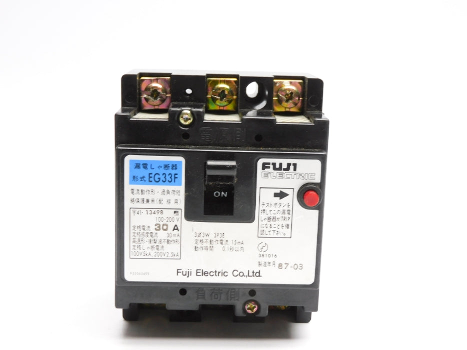 FUJI ELECTRIC EA33-30 30A 415VAC NSMP