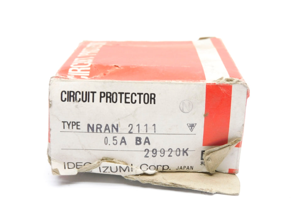 IDEC NRAN21110.5ABA 0.5A 250VAC NSMP