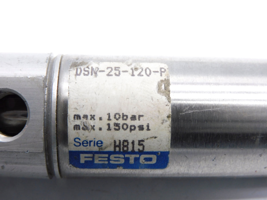 FESTO DSN-25-120-P SER. H815 150PSI NSNP