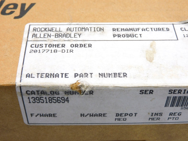 ALLEN BRADLEY 1395185694 REV. 17 REMAN