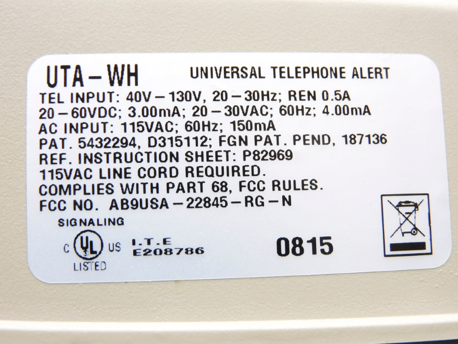 COOPER UTA-WH-VPS 126348 NSMP